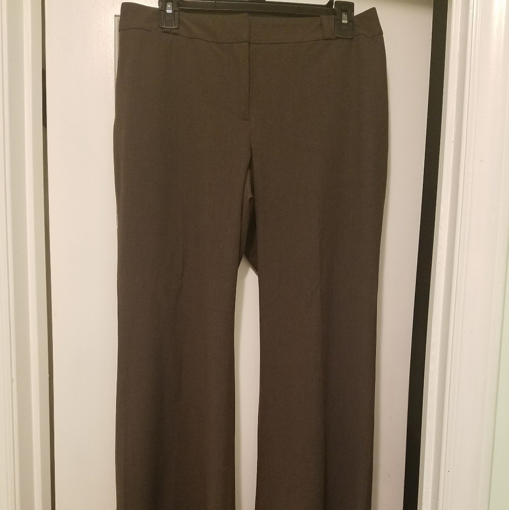 Ann Taylor Loft brown slacks